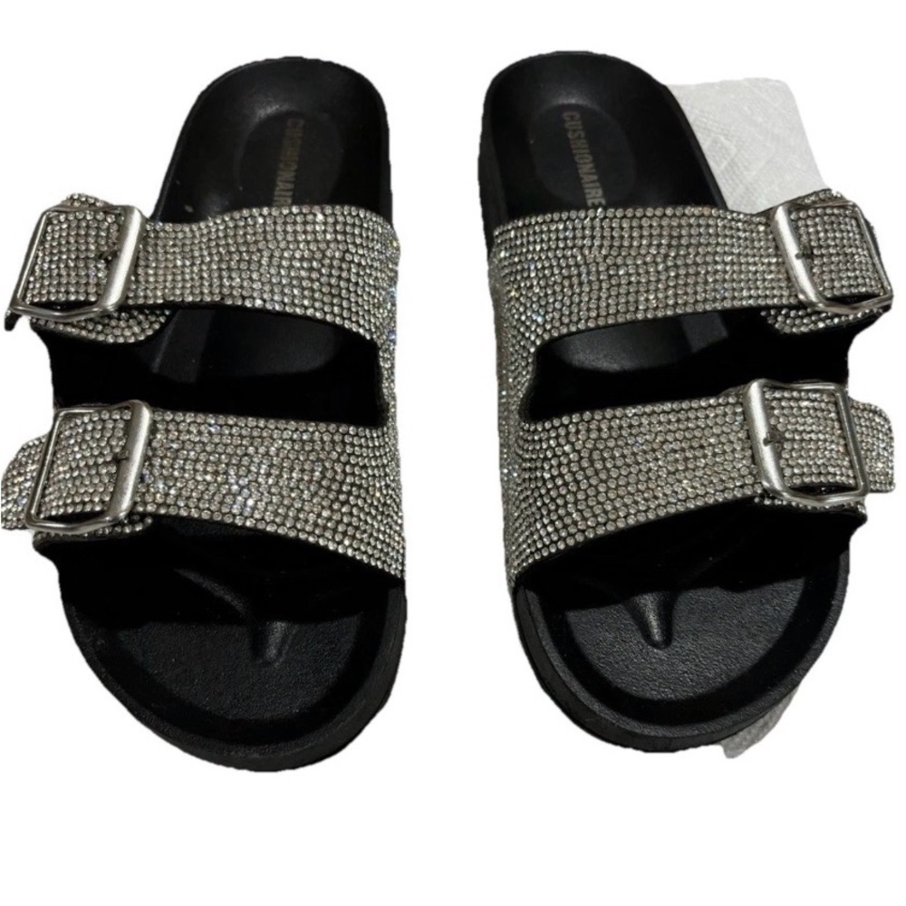 Cusionaire Bling Slipon Sandals Size 8M